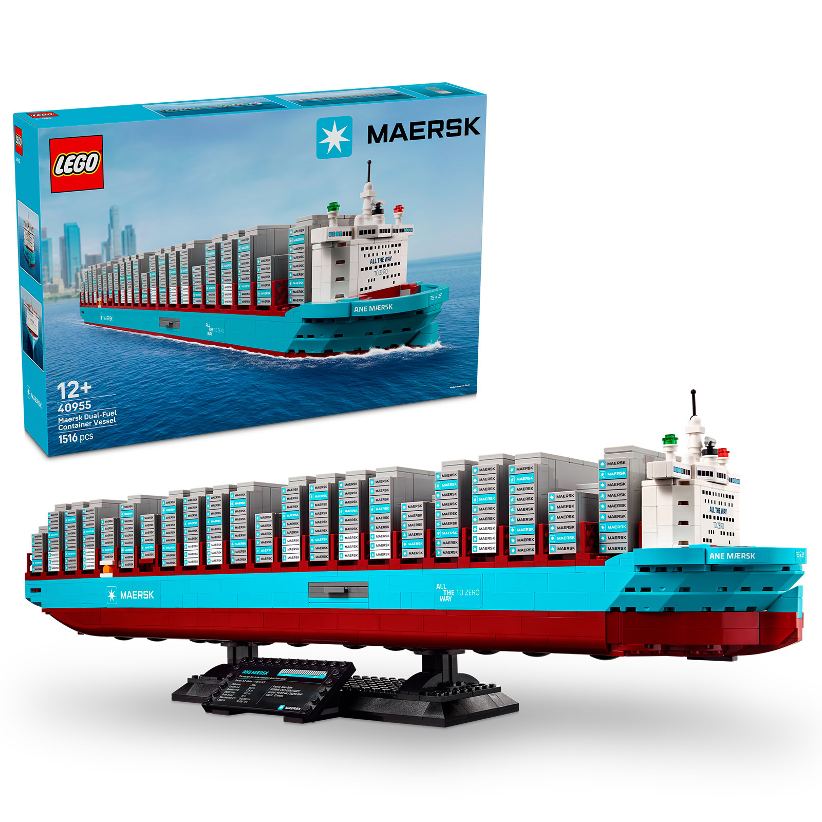 厚岸四本セット 40955-lego-maersk-dual-fuel-